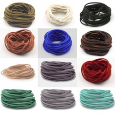 10 Yards Faux Suede Leather Cord Flat Suede Thread Cord String Jewelry Making