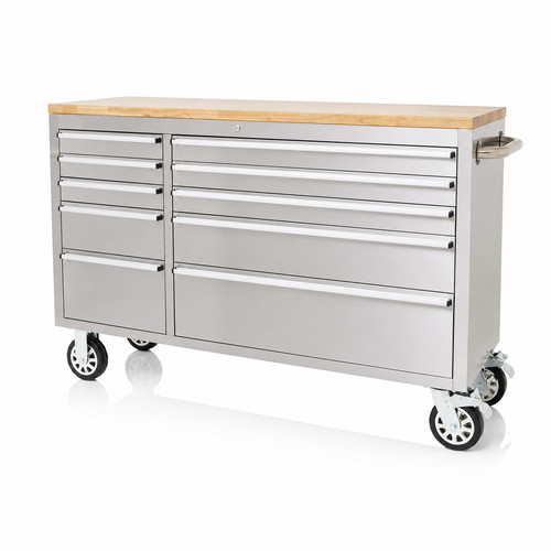 Brushed stainless steel - 55",