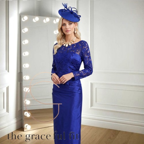 Irresistible long blue dress - long,