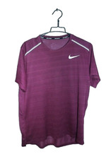 Vintage men Nike Running Dri-Fit plain purple training tees in L|L29 W22|SKU6609