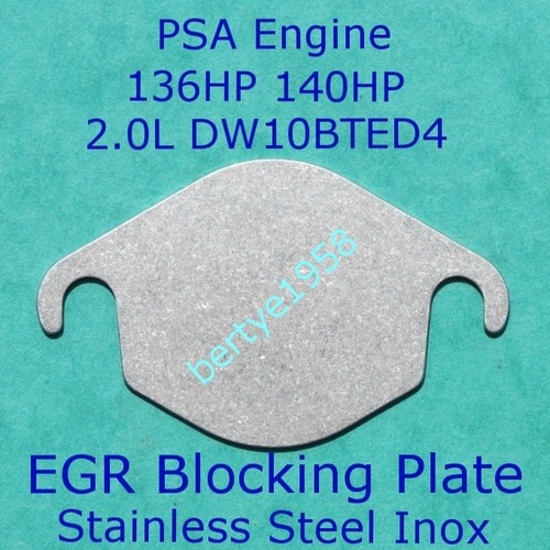 Egr valve blank plate ford - egr,