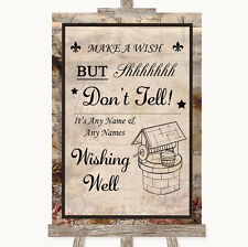 Vintage Wishing Well Message
