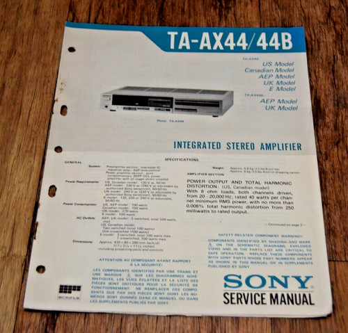 Sony ax44 44b stereo - ta,