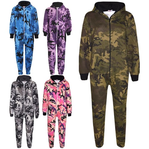 Girls boys fleece camouflage - fleece,