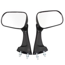 2X Black Motorcycle Rear view Mirrors For Honda CBR250RR CBR400RR VFR400 NSR250R