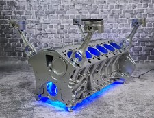 BMW 750 850 5.0L V12 engine block engine table engine coffee table