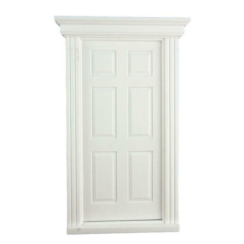 Dolls house white plastic - dolls,