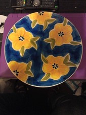2x Yellow Flower Plates