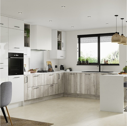 Homebase modern slab kitchen - modern,