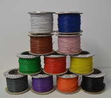 10 METERS MODEL RAILWAY WIRE - 1.4 AMP - BIG RANGE OF COLOURS - MODEL TRAINS 