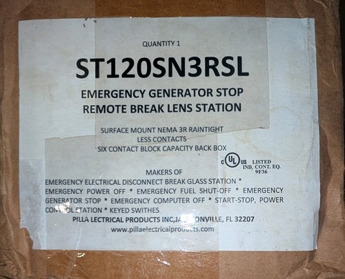 Pilla st120sn3rsl emergency - pilla,