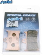 Set of 2 Polini front brake pads fried metal Yamaha TZR 250, 1989 - 1992