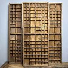Vintage Wooden Printers Tray -