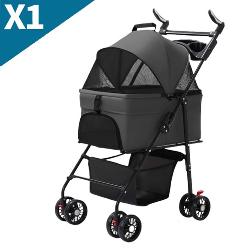 Portable pet dog stroller - portable,