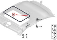 BMW 4 Gran Coupe F36 Slide/Tilt Sunroof Border 51447271396 7271396 NEW GENUINE