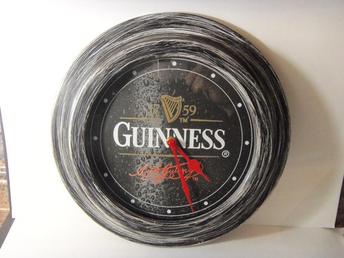 Guinness beer wall clock - guinness,