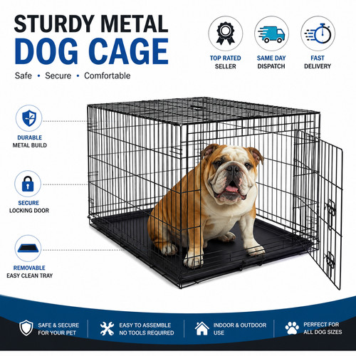 Dog cage puppy - puppy, metal