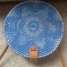  Rattan 8” Round Woven