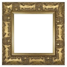 WIDE Ornate Shabby Chic Antique swept Picture photo frame Distressed Muse