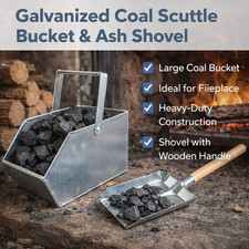 Set of Coal Scuttle Bucket and