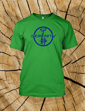 Serenity Firefly T Shirt Science Fiction TV show Tee Serenity Movie