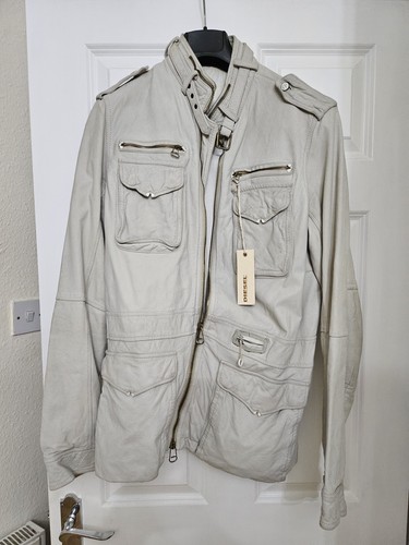 Diesel leather jacket men - diesel,