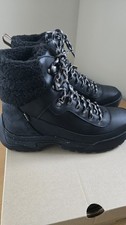 Clarks ATL HIKE TOP GTX Goretex Black Leather Warm Lined Boots UK8 EU42 BNIB