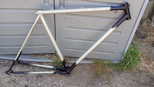 Old raleigh steel bike - old, frame