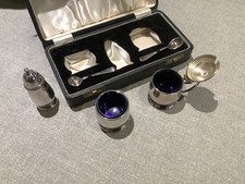 1951 silver plated cruet set