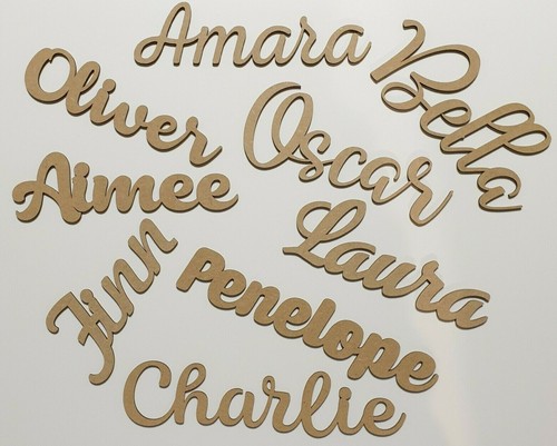 Personalised wooden names - ,