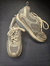 Skechers Shape Ups Gray Rocker Toning Walking Womens Sneakers Shoes Sz 6 SN12320