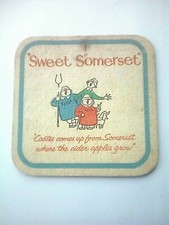 Vintage  COATES  CIDER   Cat No'07   Beer mat / Coaster