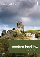Modern Land Law by Dixon