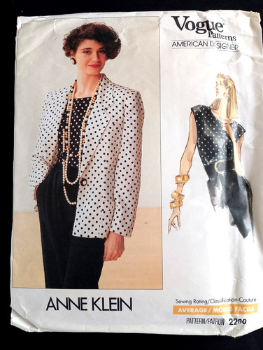 Vogue 2280 anne klein - vogue,