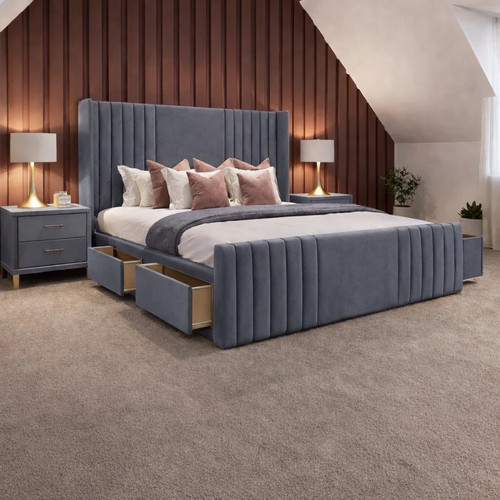 Divan bed base with - with, mattress