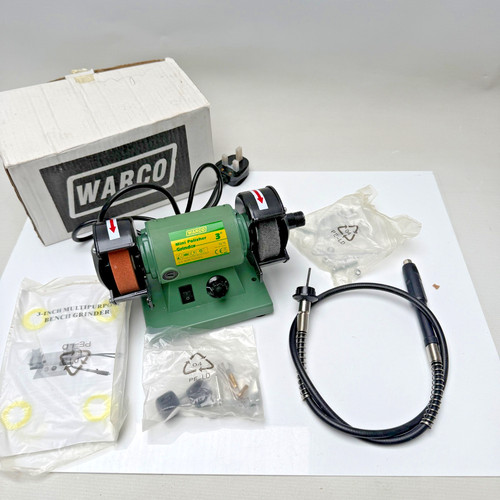 Warco polisher grinder with - grinder,