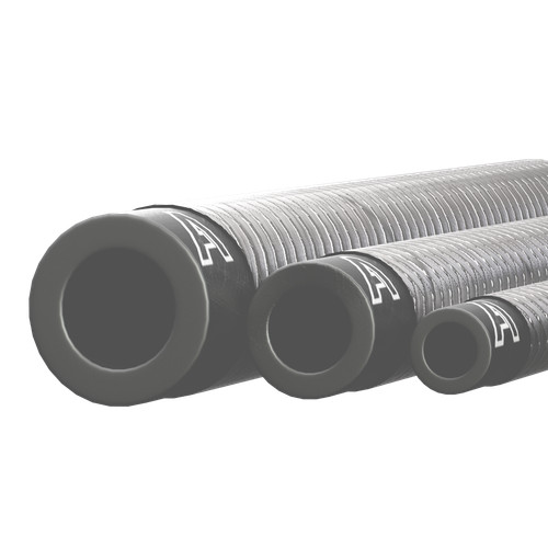 Stainless braided fuel hose - stainless,