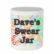 Personalised Swear Jar Ceramic