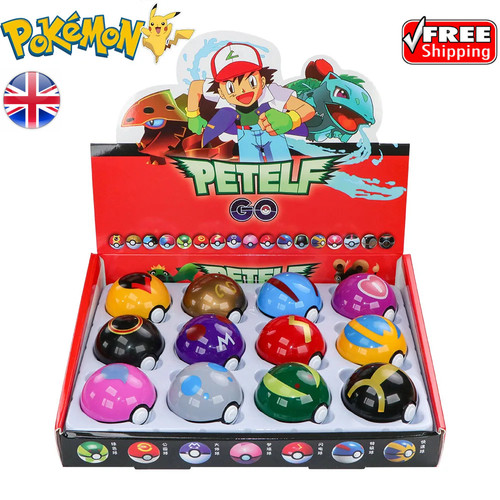 12pcs ball pokeball set kids - 12pcs,