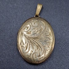 Vintage Rolled Gold Etched