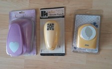 Three  craft  punch - Woodware  lever Papermania  Ornate Leaf Heart  New Sealed