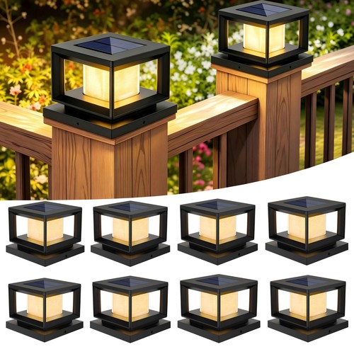 Outdoor solar powered led deck - powered,