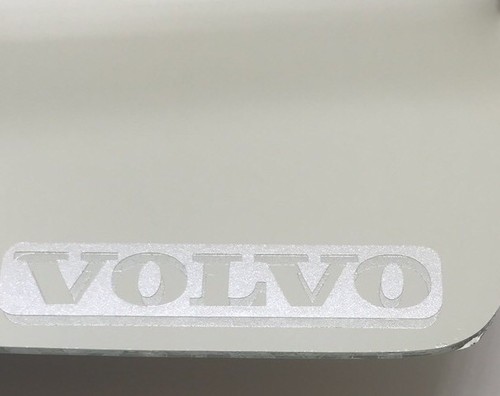 Volvo wing mirror etched - mirror,