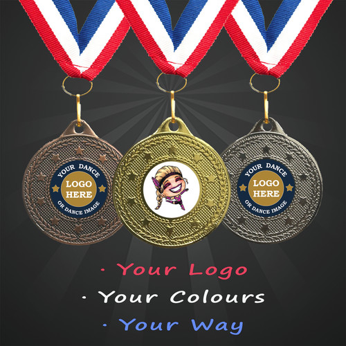 Dance medals personalised - medals,