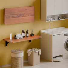 Folding Floating Wood Shelves