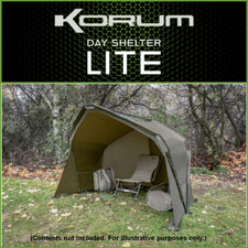 KORUM DAY SHELTER LITE - NEW | COARSE/SPECIALIST FISHING SHELTER K0370003