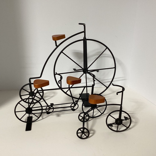 Vintage metal bicycle - vintage,