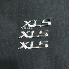 3x Chrome XLS Silver Metal