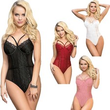 Lace Bodysuit Women Lace Teddy