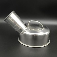 Men Urine Bottle Leakproof Urine Collection Pot Rustproof Stainless Steel Urinal
